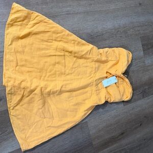 Bright orange Strapless Dress